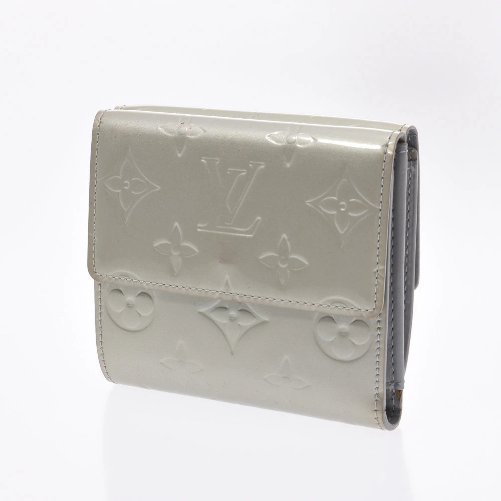 Louis Vuitton Wallet Bifold Vernis Gris Monogram Portemonnaie Brown